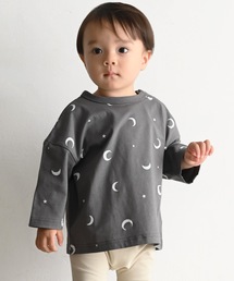 PUPPAPUPO（プッパプーポ）の「オーバーサイズ 長袖 Tシャツ プリント（Tシャツ/カットソー）」