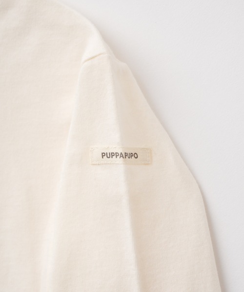 PUPPAPUPO(プッパプーポ)の「オーバーサイズ 長袖 Tシャツ プリント(Tシャツ/カットソー・キッズ・チャコールグレー/ベージュ/ホワイト系その他/アイボリー/ホワイト系その他2/ミント/チャコール/モカ/ホワイト/ホワイト系その他3/グレー系その他・100/90/130/80/120/110)」の20枚目の写真