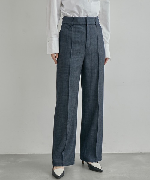 ROPE'（ロペ）の「デニムライクパンツ（デニムパンツ・レディース・ネイビー・36/38）」の4枚目の写真