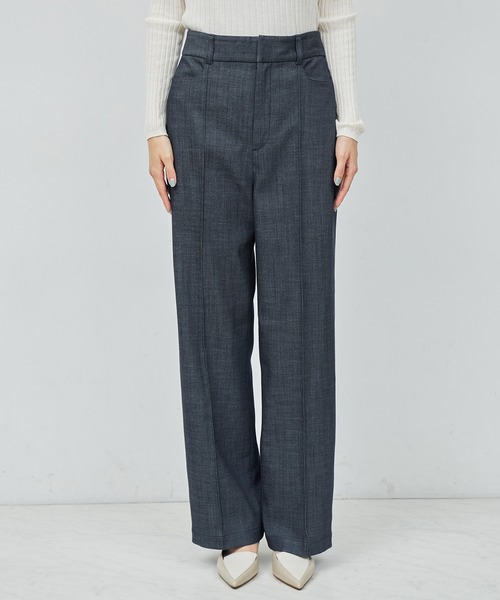 ROPE'（ロペ）の「デニムライクパンツ（デニムパンツ・レディース・ネイビー・36/38）」の6枚目の写真