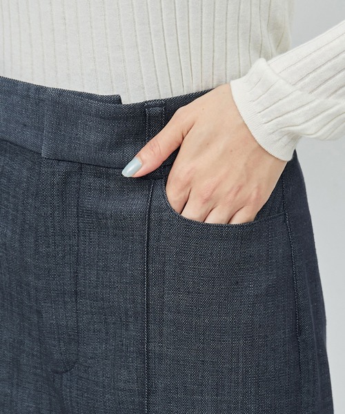 ROPE'（ロペ）の「デニムライクパンツ（デニムパンツ・レディース・ネイビー・36/38）」の11枚目の写真