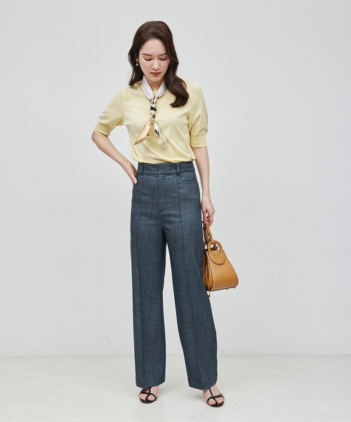 ROPE'（ロペ）の「デニムライクパンツ（デニムパンツ・レディース・ネイビー・36/38）」の19枚目の写真