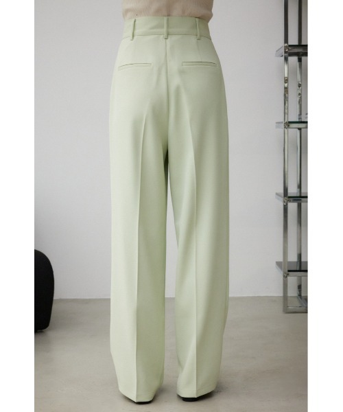 AZUL by moussy（アズールバイマウジー）の「ハイウエストタックスラックス（スラックス・レディース・チャコールグレー/ライトブルー/ブラック/ミント・MEDIUM/SMALL）」の10枚目の写真