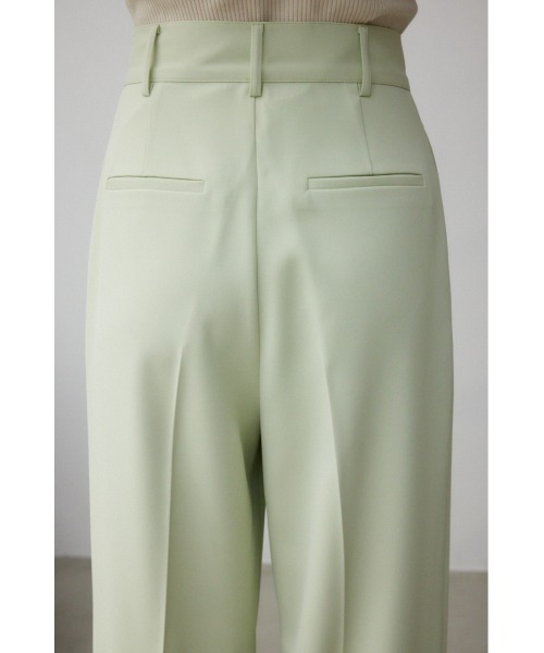 AZUL by moussy（アズールバイマウジー）の「ハイウエストタックスラックス（スラックス・レディース・チャコールグレー/ライトブルー/ブラック/ミント・MEDIUM/SMALL）」の12枚目の写真