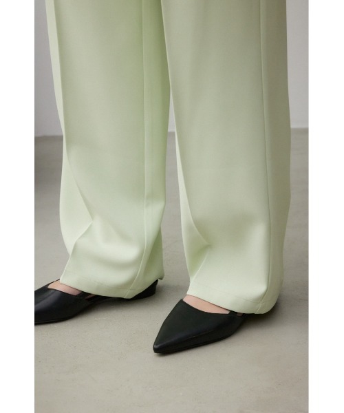 AZUL by moussy（アズールバイマウジー）の「ハイウエストタックスラックス（スラックス・レディース・チャコールグレー/ライトブルー/ブラック/ミント・MEDIUM/SMALL）」の14枚目の写真