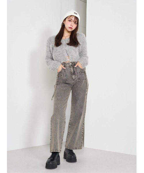 Darich(ダーリッチ)の「デザインケミカルデニムパンツ(デニムパンツ・レディース・ブルー系その他・S/M)」の2枚目の写真