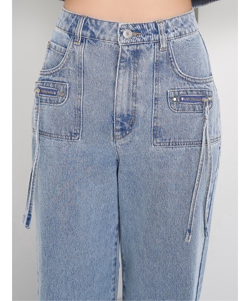 Darich(ダーリッチ)の「デザインケミカルデニムパンツ(デニムパンツ・レディース・ブルー系その他・S/M)」の13枚目の写真