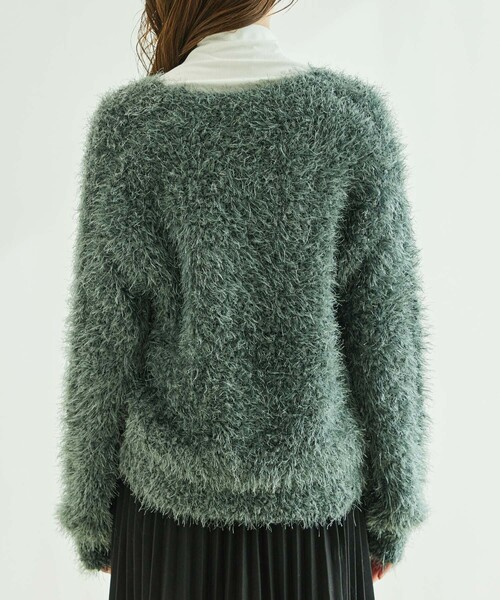 Jayro(ジャイロ)の「ポケット付きカーディガン(カーディガン/ボレロ・レディース・ホワイト系その他/チャコールグレー/ラベンダー/ベージュ・M)」の22枚目の写真
