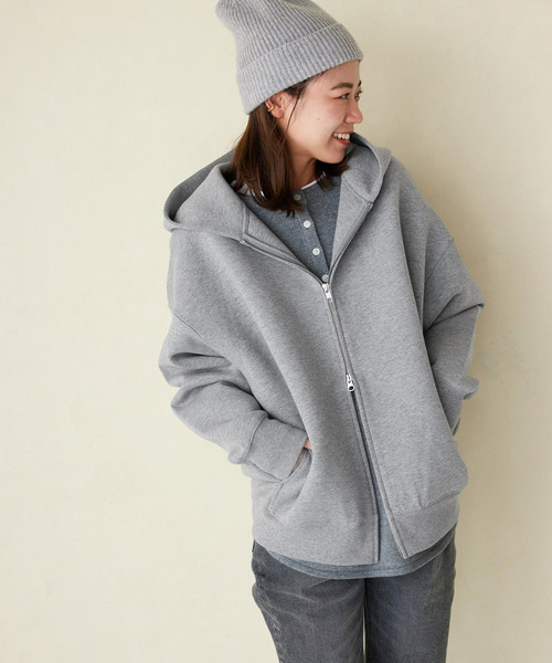 JOURNAL STANDARD relume（ジャーナルスタンダード　レリューム）の「《追加2》フーディーブルゾン（パーカー・レディース・チャコールグレー・FREE）」の17枚目の写真
