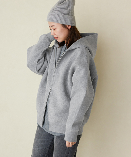 JOURNAL STANDARD relume（ジャーナルスタンダード　レリューム）の「《追加2》フーディーブルゾン（パーカー・レディース・チャコールグレー・FREE）」の19枚目の写真