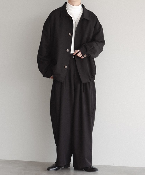 ハイウエストタックワイドパンツ（スラックス）｜epnok