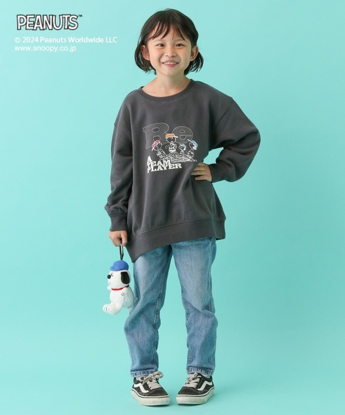 LEPSIM（レプシィム）の「【PEANUTS】BIGスウェット(KIDS)　101664（スウェット・キッズ・チャコールグレー/オフホワイト・SMALL/MEDIUM）」の16枚目の写真