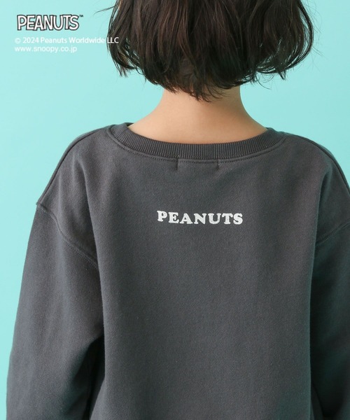 LEPSIM（レプシィム）の「【PEANUTS】BIGスウェット(KIDS)　101664（スウェット・キッズ・チャコールグレー/オフホワイト・SMALL/MEDIUM）」の15枚目の写真
