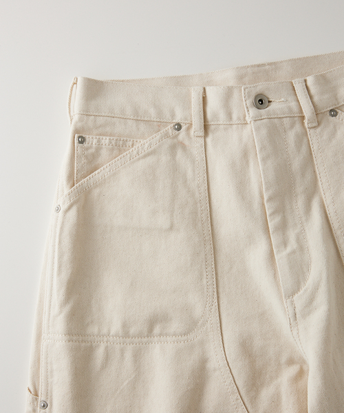 JOURNAL STANDARD relume（ジャーナルスタンダード　レリューム）の「【NATION WIDE / ネーションワイド】ダブルニーオーバーパンツ（その他パンツ・メンズ・ブラック/アイボリー・MEDIUM/LARGE）」の3枚目の写真