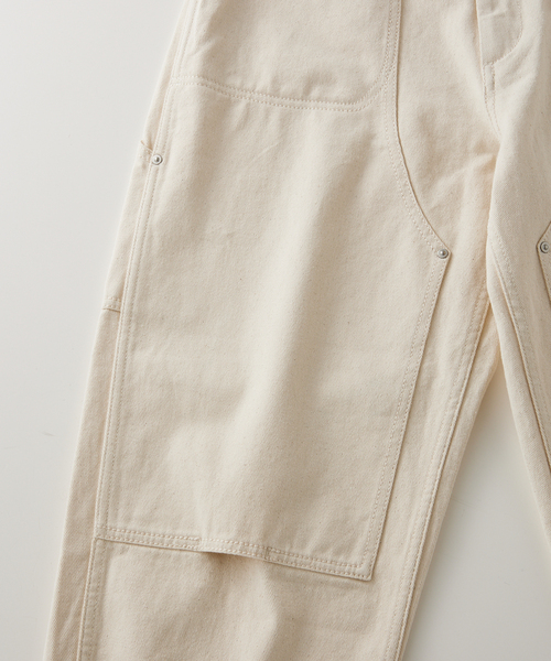 JOURNAL STANDARD relume（ジャーナルスタンダード　レリューム）の「【NATION WIDE / ネーションワイド】ダブルニーオーバーパンツ（その他パンツ・メンズ・ブラック/アイボリー・MEDIUM/LARGE）」の4枚目の写真