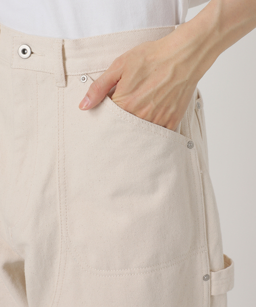 JOURNAL STANDARD relume（ジャーナルスタンダード　レリューム）の「【NATION WIDE / ネーションワイド】ダブルニーオーバーパンツ（その他パンツ・メンズ・ブラック/アイボリー・MEDIUM/LARGE）」の9枚目の写真