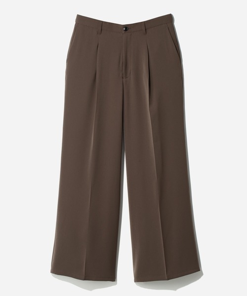 セール】【SET UP対応 イージーケア】TOROMIワイドパンツ(HARE