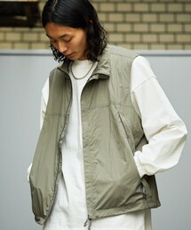 outdoor productsナイロン ジップアップ ミリタリーベスト セール】ナイロンジップベスト／ミリタリーベスト《動画あり》（ベスト