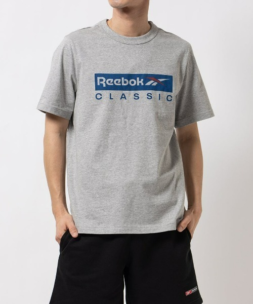 Reebok（リーボック）の「クラシック Tシャツ / GS CLASSIC SS（Tシャツ/カットソー・メンズ・ネイビー/グレー・LARGE/MEDIUM/SMALL/XX-LARGE/X-LARGE）」の2枚目の写真