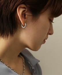 【ORLEAN】マットフープピアス 15mm