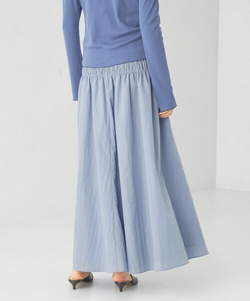 EMMEL REFINES（エメルリファインズ）の「＜EMMEL REFINES＞EM シャーリング ボリューム フレアスカート（スカート・レディース・ライトブルー/ホワイト/ピンク・XS/S/M）」の13枚目の写真