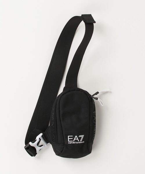 EMPORIO ARMANI EA7(エンポリオアルマーニイーエーセブン)の「【エンポリオ アルマーニ EA7】Logo Series ラウンドバックパック テクニカルファブリック ミニ(ショルダーバッグ・メンズ・ブラック系その他・FREE)」の9枚目の写真