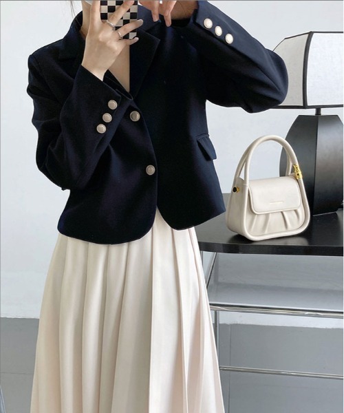 キララ　ダブルテーラードジャケット ¥35,200（税込） セール】ボタン ダブル テーラード ジャケット（テーラードジャケット