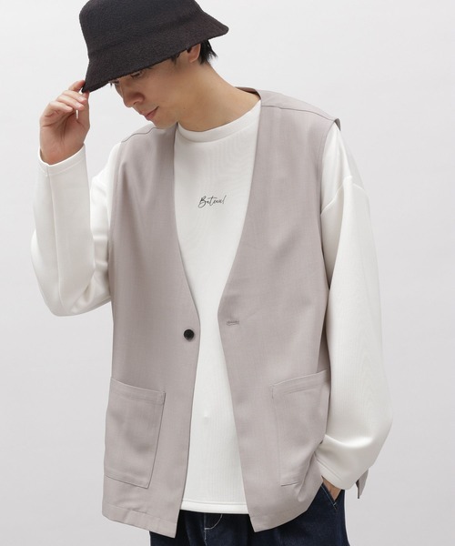 LAKOLE（ラコレ）の「DRYPEジレ / 993507（ベスト・メンズ・ブラック/ライトグレー/グリーン・LARGE/MEDIUM/SMALL）」の2枚目の写真