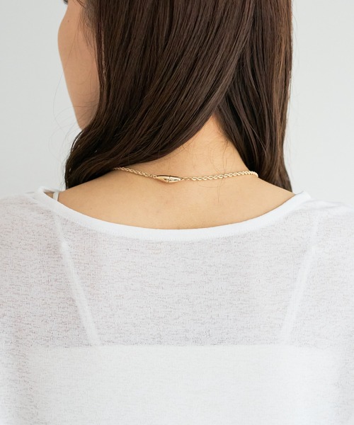 DISCOAT（ディスコート）の「【WEB限定】ラメシアー袖切替プルオーバー（Tシャツ/カットソー・レディース・グレー/ブルー/ミント/ホワイト×ホワイト/ブラック×ブラック/ホワイト×シルバー/ブラック系その他/ブラウン・FREE）」の19枚目の写真