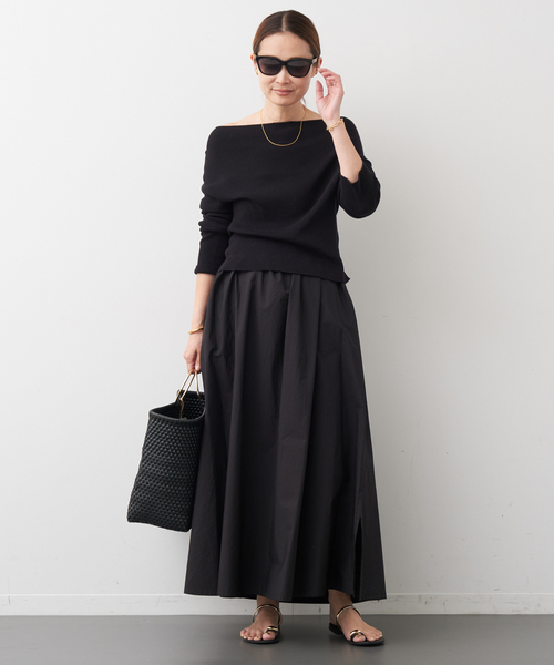 Deuxieme classe オフショルダープルオーバー off shoulder プルオーバー（ニット/セーター）｜Deuxieme