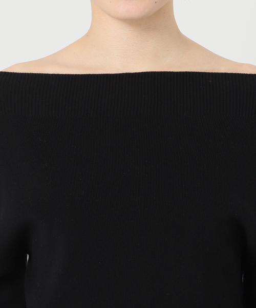 ドゥーズィエムクラス　off shoulder プルオーバー　オフショルダー Deuxieme Classe ニット *off shoulder プルオーバー レディース