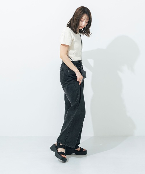 EVOL(イーボル)の「XSからLLまで豊富なサイズ展開【EVOL】軽量厚底フリルサンダル IW5394(サンダル・レディース・アイボリー/ブラック/グレー/ピンクベージュ・LL/L/M/S/XS)」の17枚目の写真