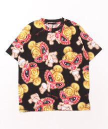【新品】ヒステリックミニ hystericmini 総柄Tシャツ 90cm HYSTERIC MINI ONLINE STORE（ヒステリックミニ オンラインストア