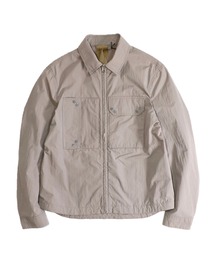 Ten-C★新品8.8万円 テンシー 後染めブラックのジップシャツブルゾン52 Ten-C☆新品8.8 テンシー 後染めブラックのジップシャツブルゾン52