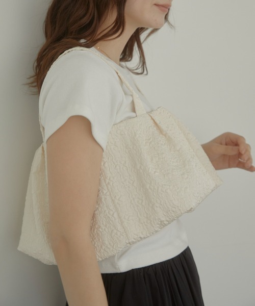 ACYM(アシーム)の「Emboss baloon キャミソール(キャミソール・レディース・ブラック/ベージュ/ホワイト・FREE)」の12枚目の写真