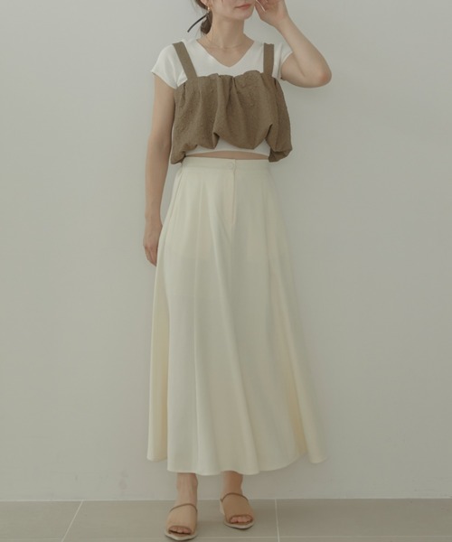 ACYM(アシーム)の「Emboss baloon キャミソール(キャミソール・レディース・ブラック/ベージュ/ホワイト・FREE)」の20枚目の写真