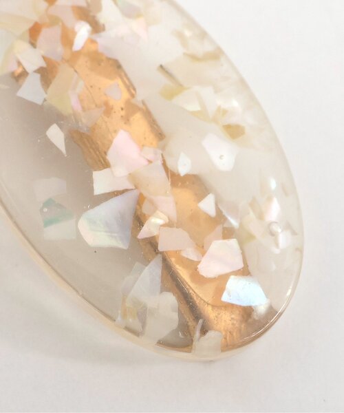 apres les cours（アプレレクール）の「マーブルヘアクリップ2個セット（バレッタ/ヘアクリップ・キッズ・アイボリー/ラベンダー・FREE）」の8枚目の写真