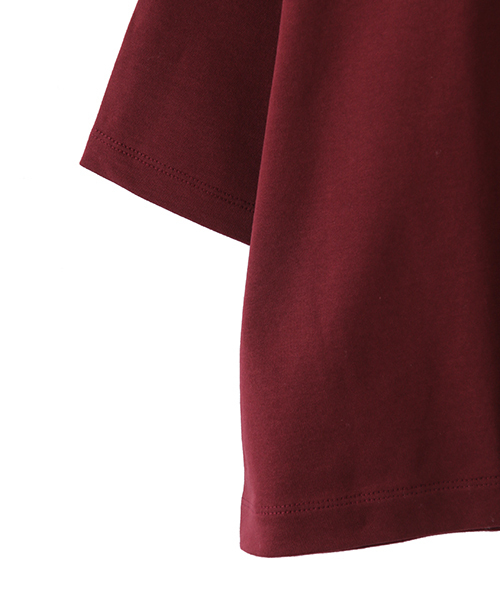 AMERICAN RAG CIE(アメリカンラグシー)の「AMERICAN RAG CIEヘビーコットン6分袖Tシャツ/208-AHS-L152-CT134(Tシャツ/カットソー・レディース・ホワイト/バーガンディー/ブラック・FREE)」の12枚目の写真