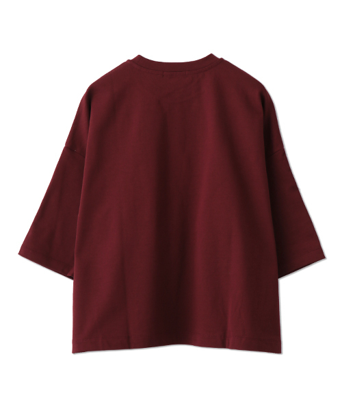 AMERICAN RAG CIE(アメリカンラグシー)の「AMERICAN RAG CIEヘビーコットン6分袖Tシャツ/208-AHS-L152-CT134(Tシャツ/カットソー・レディース・ホワイト/バーガンディー/ブラック・FREE)」の13枚目の写真
