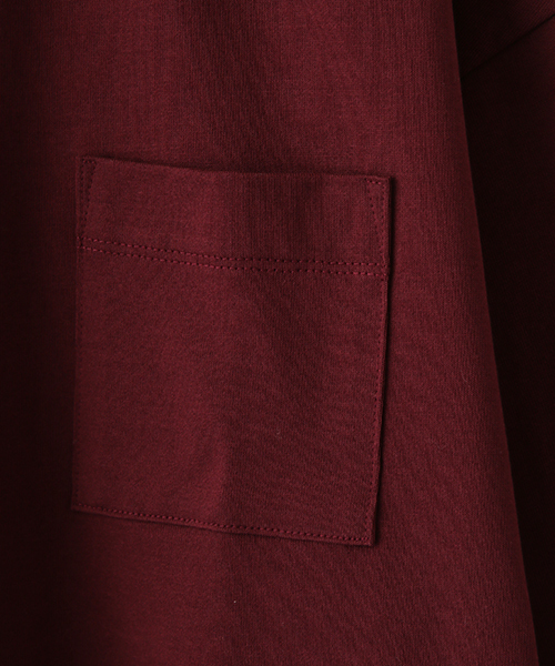 AMERICAN RAG CIE(アメリカンラグシー)の「AMERICAN RAG CIEヘビーコットン6分袖Tシャツ/208-AHS-L152-CT134(Tシャツ/カットソー・レディース・ホワイト/バーガンディー/ブラック・FREE)」の14枚目の写真
