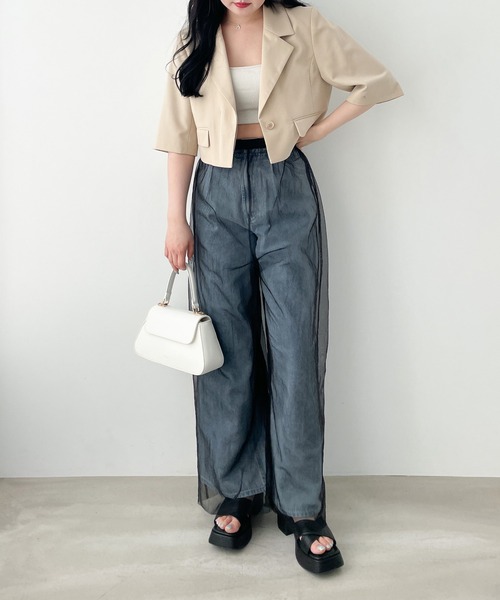 セール】チュールシアーパンツ 121694（その他パンツ）｜Heather