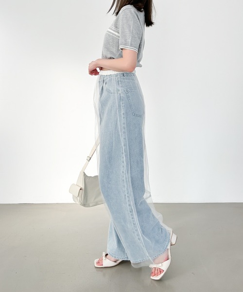 ゆめぞう Heather（ヘザー）の「チュールシアーパンツ 121694（その他パンツ