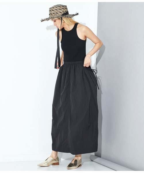 Settimissimo（セッティミッシモ）の「カップ付き リブタンクトップ ドッキング ワンピース（ワンピース・レディース・オフホワイト/ブラック・FREE）」の5枚目の写真