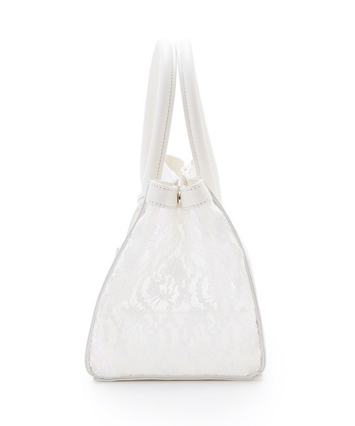 SNIDEL（スナイデル）の「エンブロイダリーバッグ（ハンドバッグ・レディース・ホワイト/ブラック/ライトブルー・FREE）」の8枚目の写真