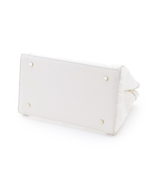 SNIDEL（スナイデル）の「エンブロイダリーバッグ（ハンドバッグ・レディース・ホワイト/ブラック/ライトブルー・FREE）」の13枚目の写真