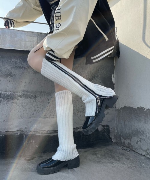 SEAMLESS LEG WARMER BLK XS/S(XS/S ブラック): アパレル