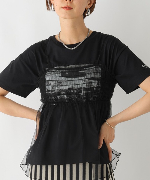 レプシィム　LEPSIM チュールキャミソール セール】アソートチュールキャミ 114632（Tシャツ/カットソー