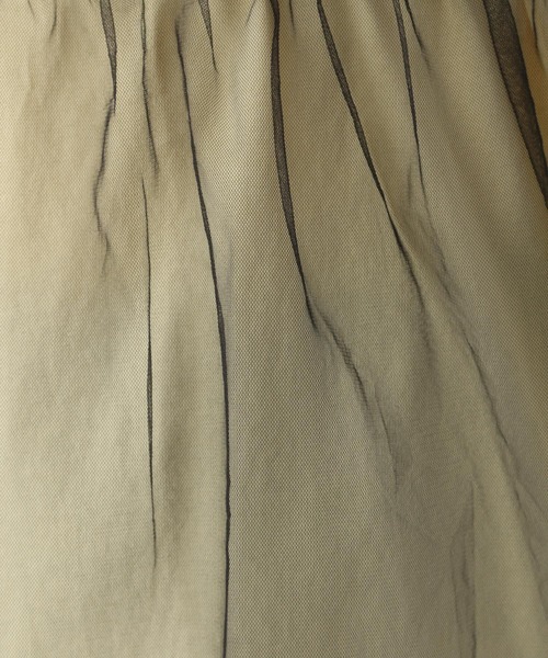 LEPSIM（レプシィム）の「アソートチュールキャミ　114632（Tシャツ/カットソー・レディース・ドット/ブラック/ライトグレー・FREE）」の16枚目の写真