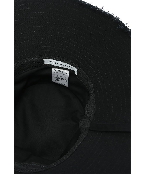 ALEXIA STAM（アリシアスタン）の「Ribbon Hat /リボンハット（ハット・レディース・ブラック/イエロー・FREE）」の3枚目の写真