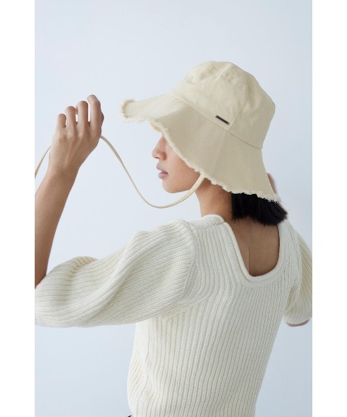 ALEXIA STAM（アリシアスタン）の「Ribbon Hat /リボンハット（ハット・レディース・ブラック/イエロー・FREE）」の16枚目の写真